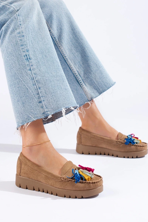 mocassini in pelle scamosciata...