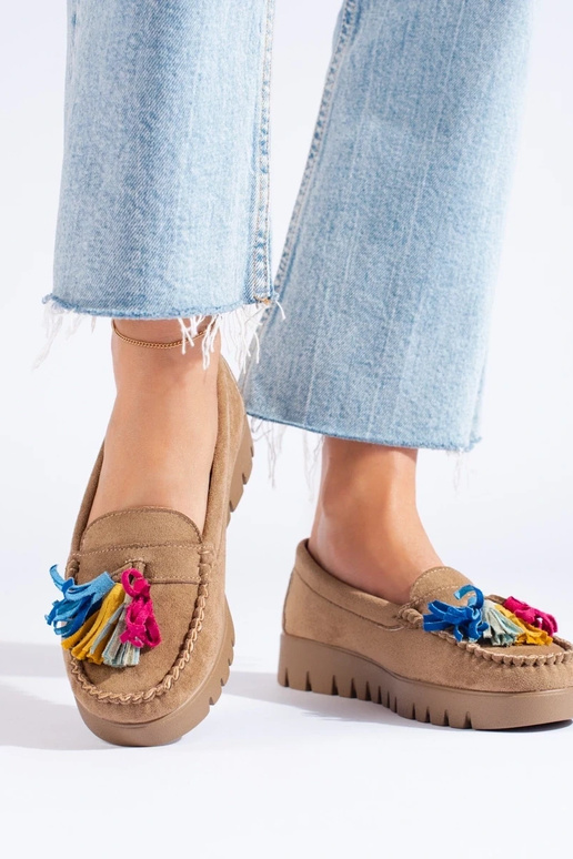 mocassini in pelle scamosciata...