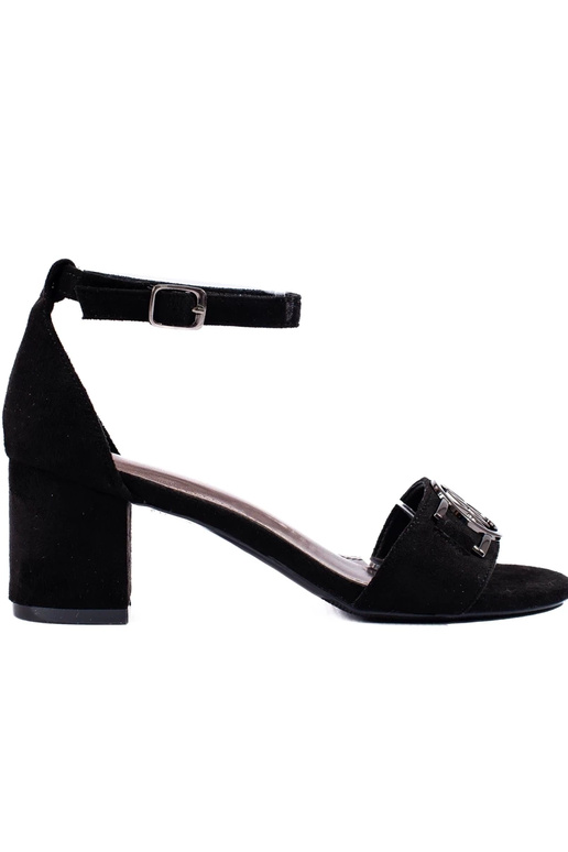 sandali in camoscio Potocki colore nero