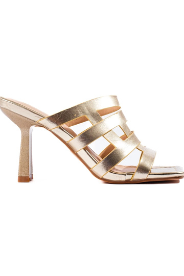 pantofole dorate Shelovet