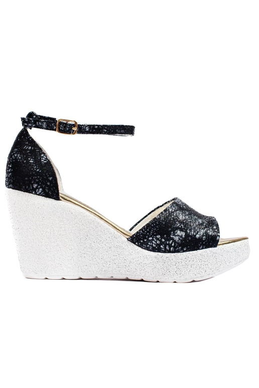 sandali in colore bianco-nero Shelovet