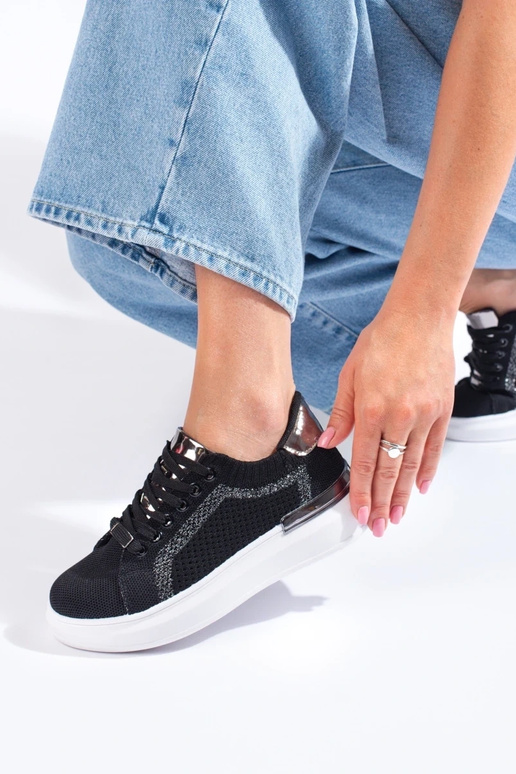 scarpe in tessuto con plateau... scarpe in tessuto con plateau...