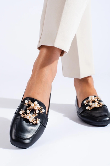 mocassini neri con dettagli... 2