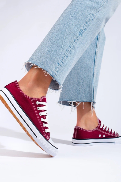 colore bordeaux Scarpe da donna Shelovet