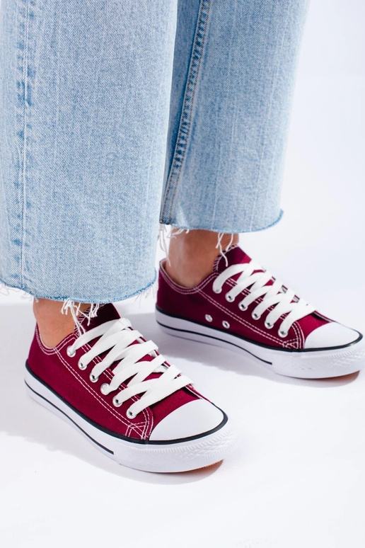 colore bordeaux Scarpe da donna Shelovet