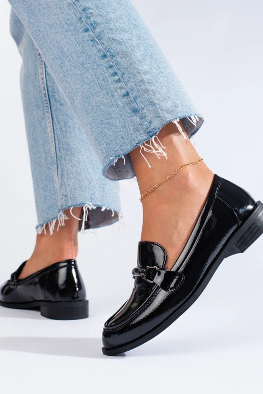 mocassini con effetto laccato nel... mocassini con effetto laccato nel...