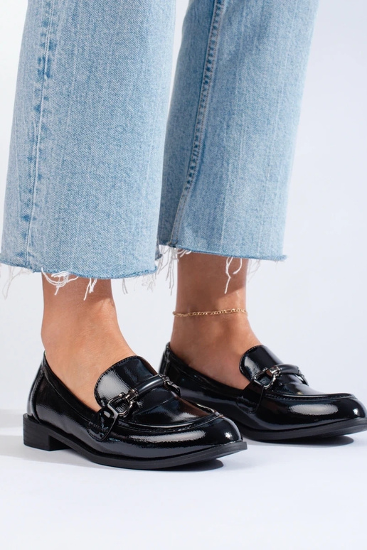 mocassini con effetto laccato nel... mocassini con effetto laccato nel...