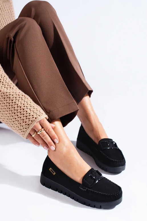 Mocassini con tacco grosso Shelovet... Mocassini con tacco grosso Shelovet...