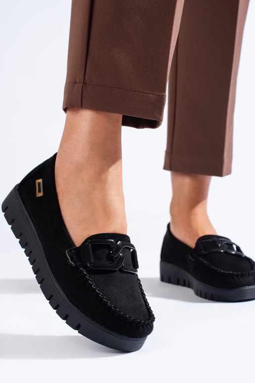 Mocassini con tacco grosso Shelovet... Mocassini con tacco grosso Shelovet...