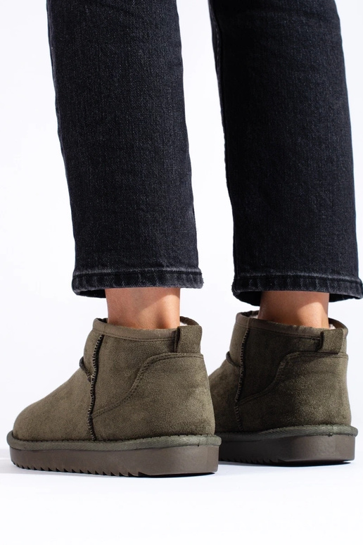 Stivali da neve da donna color kaki