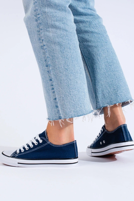 Scarpe blu modello classico