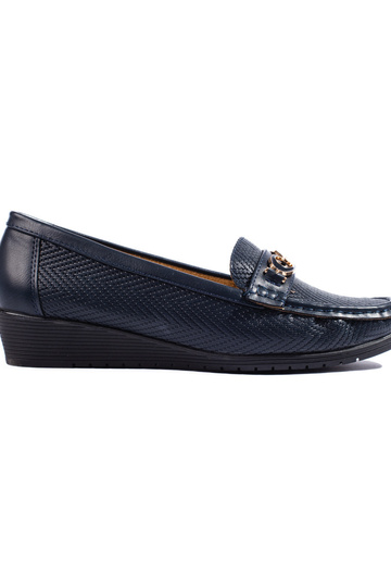 mocassini da donna blu navy