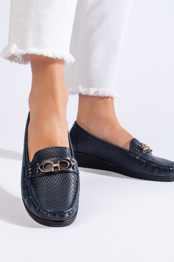 mocassini da donna blu navy 2