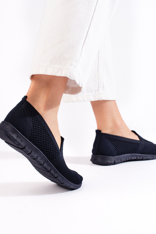 Scarpe slip-on blu del modello slip-on
