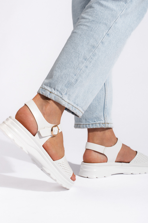 Sandali bianchi comodi da donna