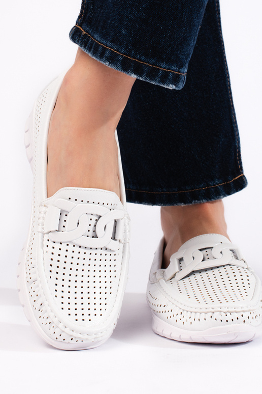 con elementi traforati, mocassini da...