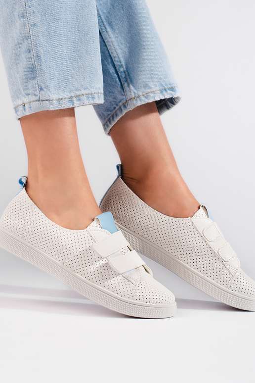 Scarpe da donna in colore bianco y