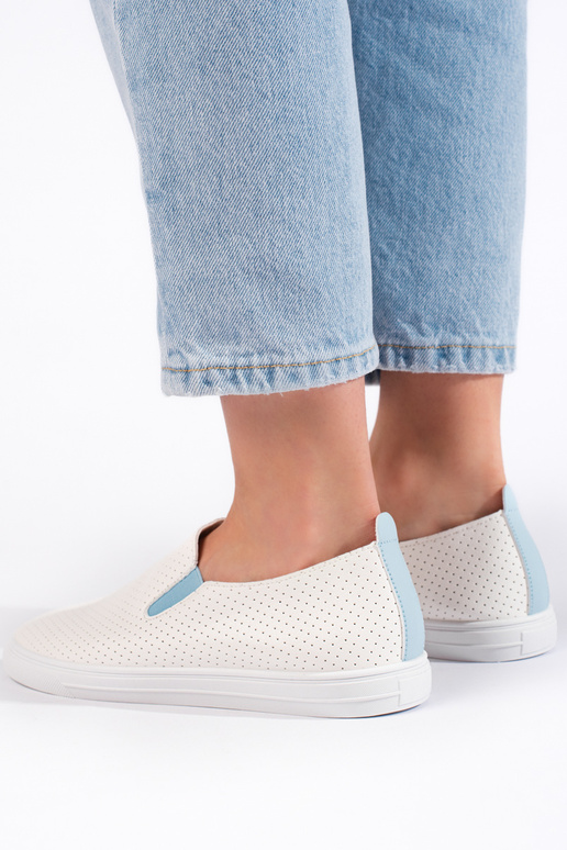 scarpe slip-on con elementi traforati...