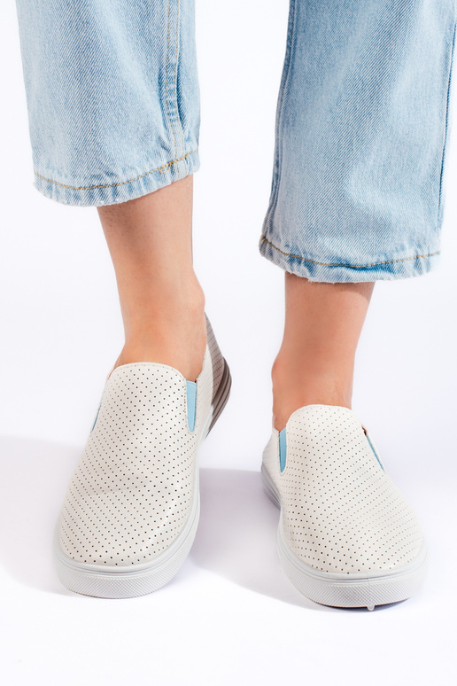 scarpe slip-on con elementi traforati...