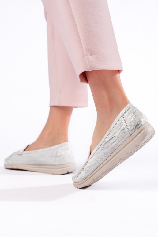 mocassini da donna bianchi