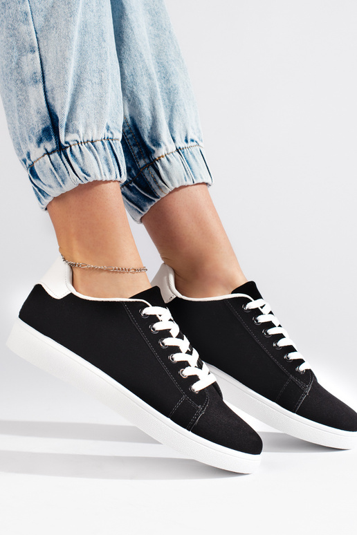 Scarpe da donna in camoscio nero