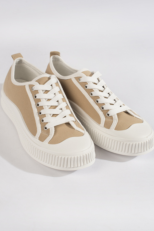 beige Scarpe da donna con plateau beige Scarpe da donna con plateau