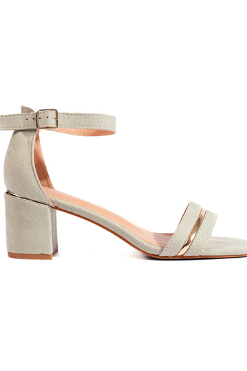 sandali con tacco in...