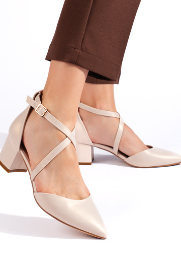 tacchi alti beige di Sergio... 2