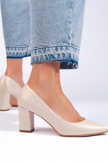 tacchi alti beige di Sergio... 2