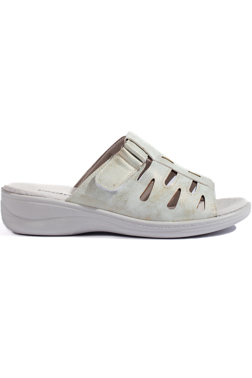 Le pantofole sono di colore grigio