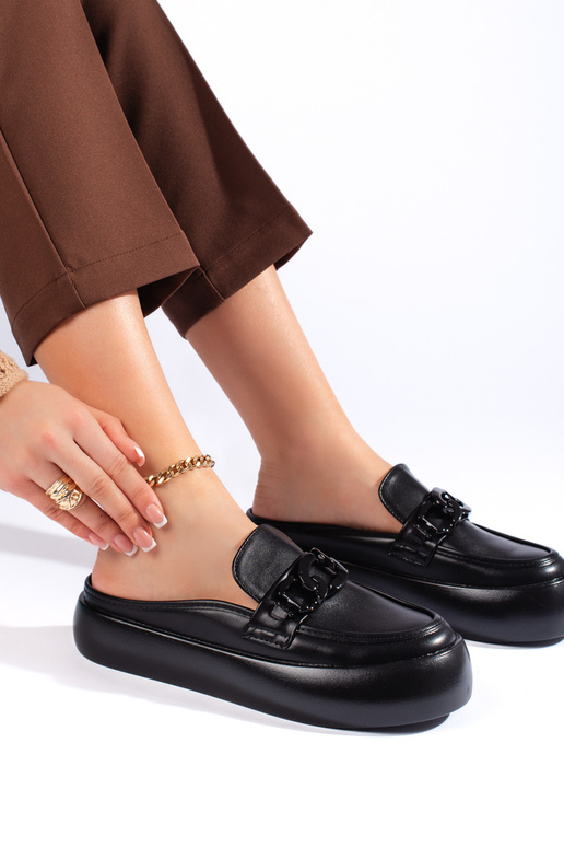 stivali colore nero Pantofole