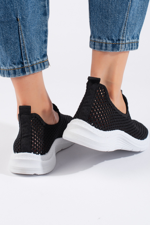 scarpe sportive nere con elementi...