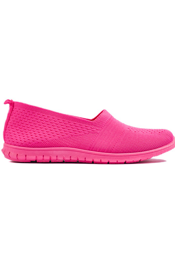 scarpe slip on rosa