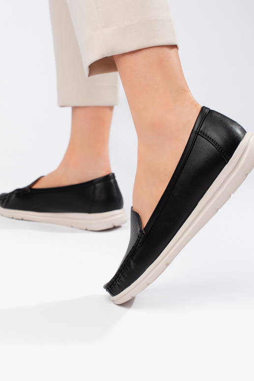 mocassini da donna neri