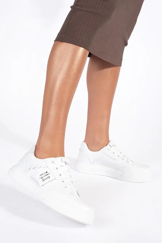 Scarpe modello sneakers bianche con...