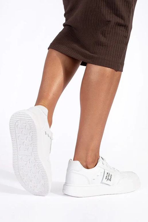 Scarpe modello sneakers bianche con...