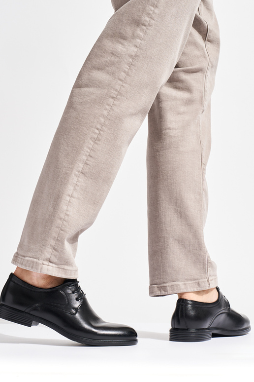 stivaletti neri da uomo legati