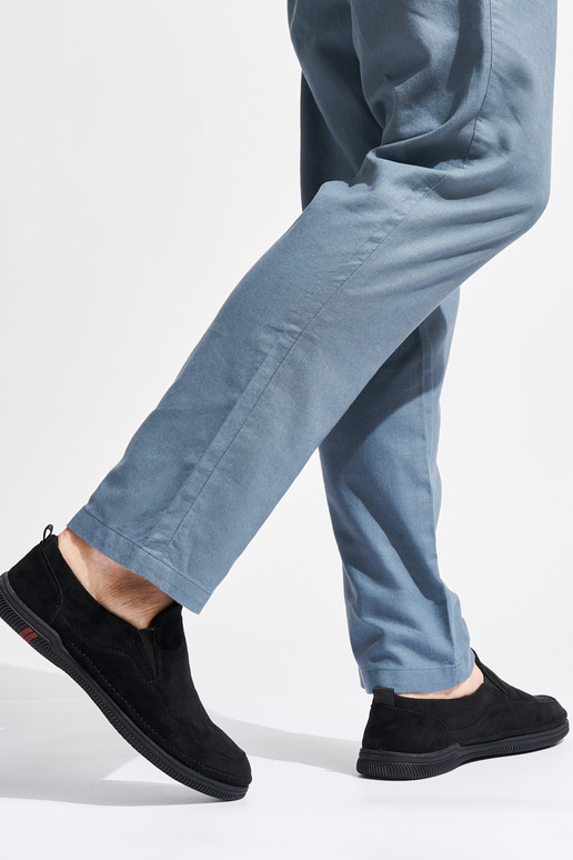 mocassini neri da uomo