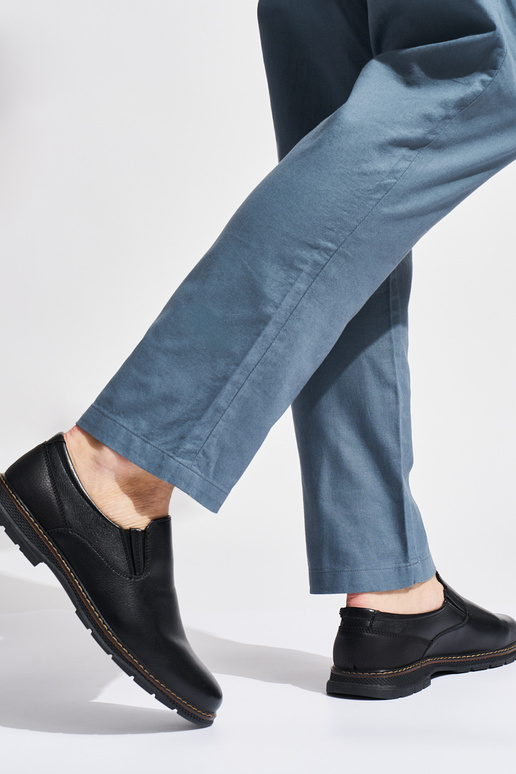 stivaletti neri da uomo