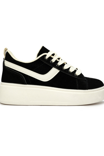 scarpe con plateau in pelle...