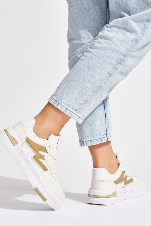 Scarpe modello Sneakers bianco-beige...