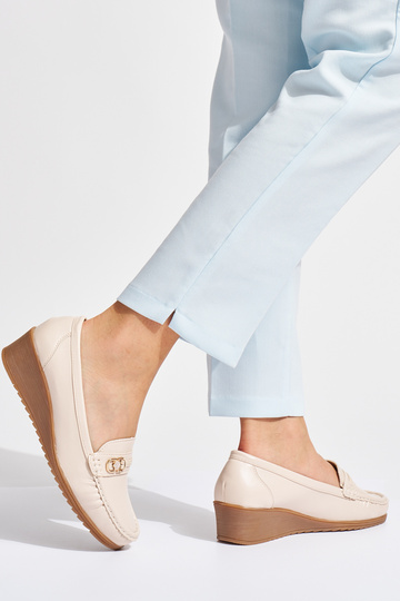 mocassini da donna beige... 2