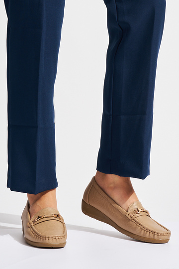 mocassini da donna beige ze... 2