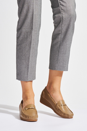 mocassini traforati marroni... 2