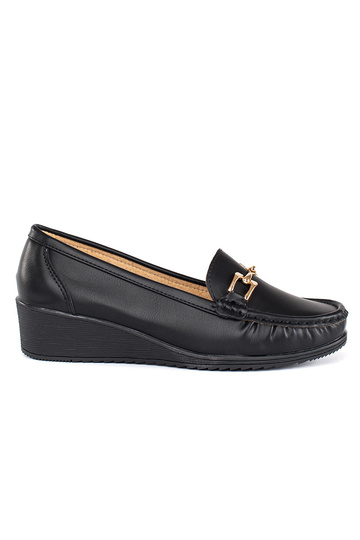 mocassini da donna neri con...