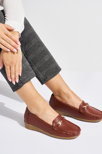 mocassini da donna marroni... 2