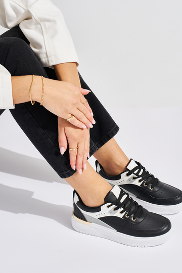 scarpe sportive nere con... 2