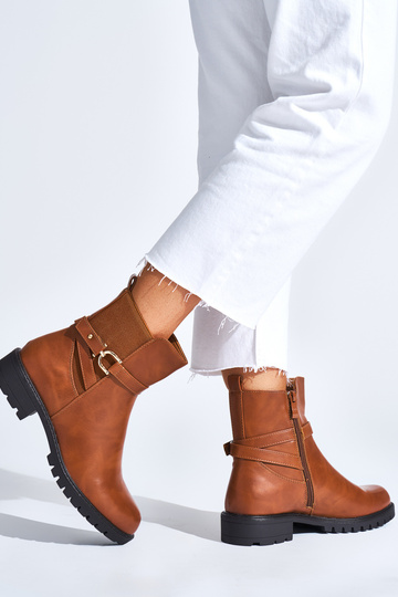 scarpe da donna marroni con... 2