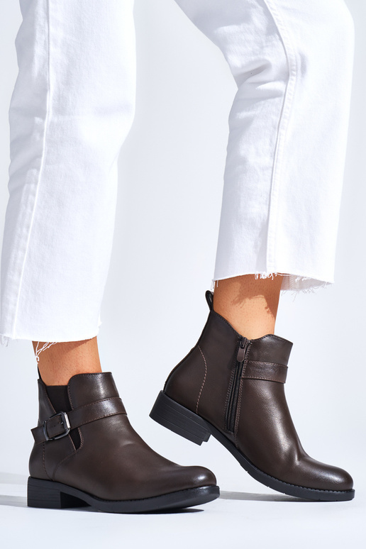 scarpe da donna marroni basse