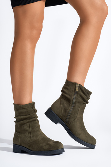 stivali da cowboy color kaki 2